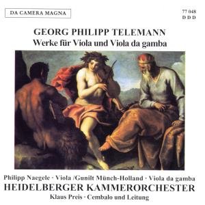 Naegele / Münch-Holland / Preis · Werke für Viola & Viola da Gamba Da Camera Magna Klassisk (CD) (2000)