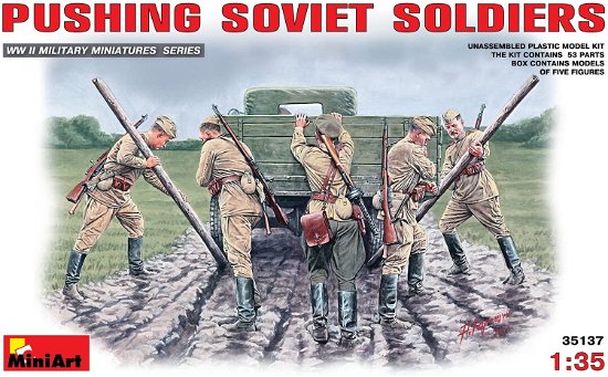Cover for MiniArt · 1/35 Pushing Soviet Soldiers (Toys)