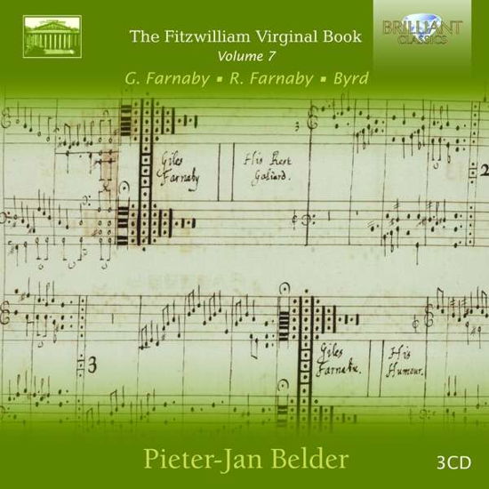 Fitzwilliam Virginal Book Vol.7 - Pieter-Jan Belder - Musik - BRILLIANT CLASSICS - 5028421956480 - 3 april 2020