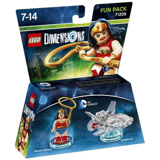 Cover for Lego Dimensions Fun Pack  DC Wonder Woman DELETED LINE Video Game Toy (MERCH)