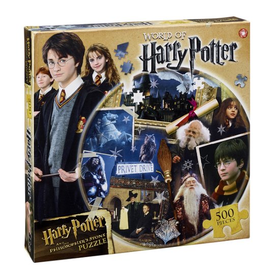 Puzzle Harry Potter 500PC Philosophers Stone - Harry Potter (Kids) - Brætspil - Winning Moves UK Ltd - 5053410002480 - 2. december 2016