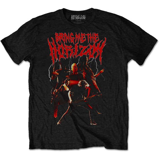 Bring Me The Horizon Unisex T-Shirt: Lightning - Bring Me The Horizon - Koopwaar -  - 5056170637480 - 