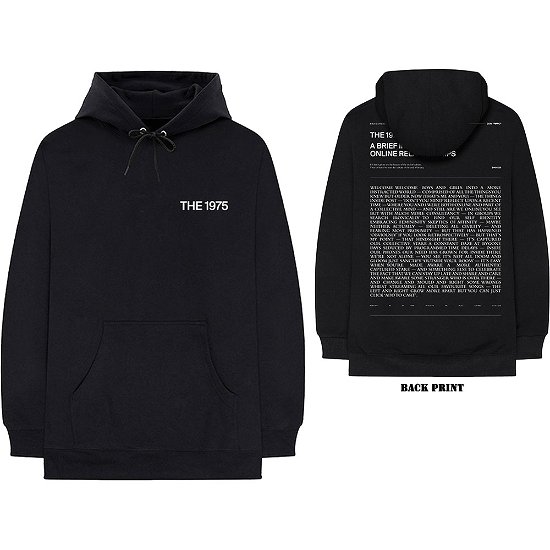 Cover for The 1975 · The 1975 Unisex Pullover Hoodie: ABIIOR Welcome Welcome Version 2. (Back Print) (Hoodie) [size XL] [Black - Unisex edition]