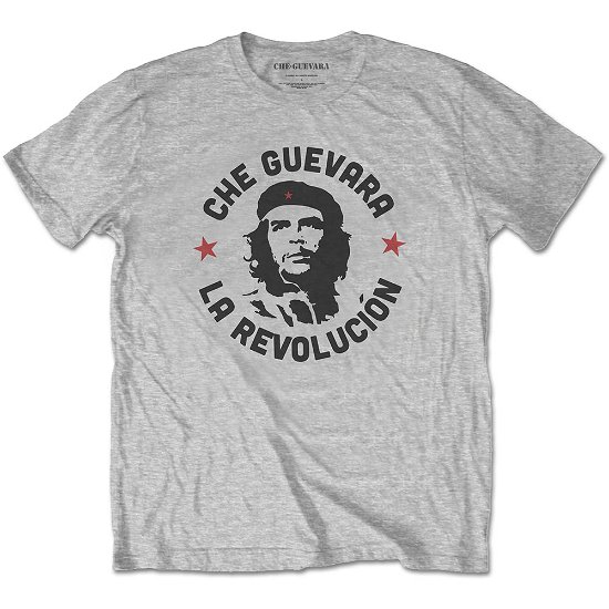 Cover for Che Guevara · Che Guevara Unisex T-Shirt: Circle Logo (T-shirt) [size S] [Grey - Unisex edition]