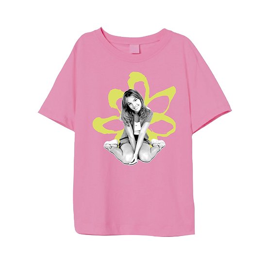 Cover for Britney Spears · Britney Sitting Flower (Pink) (T-shirt) [size S] [Pink edition] (2020)