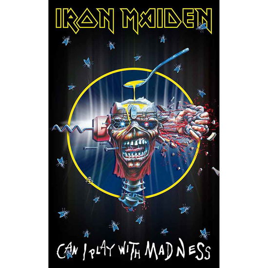 Iron Maiden Textile Poster: Can I Play With Madness - Iron Maiden - Fanituote -  - 5056365712480 - 