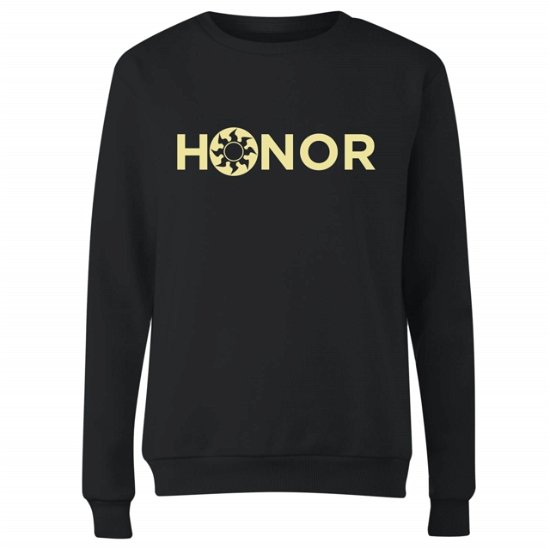 MTG - Honor Womens Sweatshirt - Black - S - Magic the Gathering - Merchandise - MAGIC THE GATHERING - 5060452688480 - 
