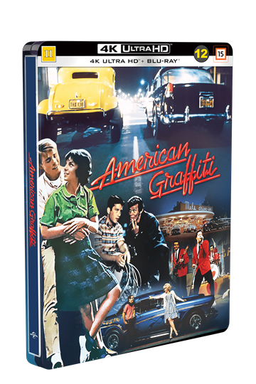 Cover for American Graffiti (4K UHD Blu-ray) [Limited Steelbook edition] (2023)
