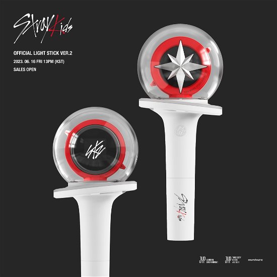 Official Light Stick v. 2 - Stray Kids - Fanituote - JYP ENTERTAINMENT - 8809876077480 - lauantai 1. heinäkuuta 2023