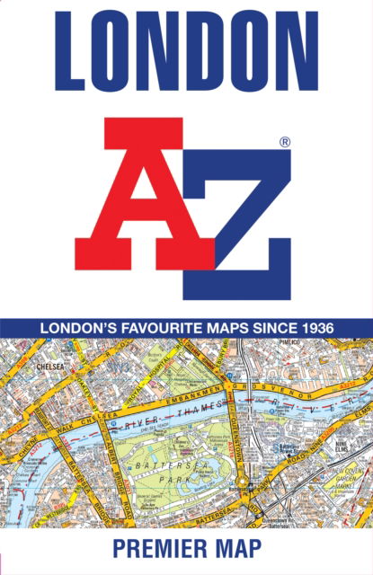 Cover for A-Z Maps · London A-Z Premier Map (Map) [New 13th edition] (2026)