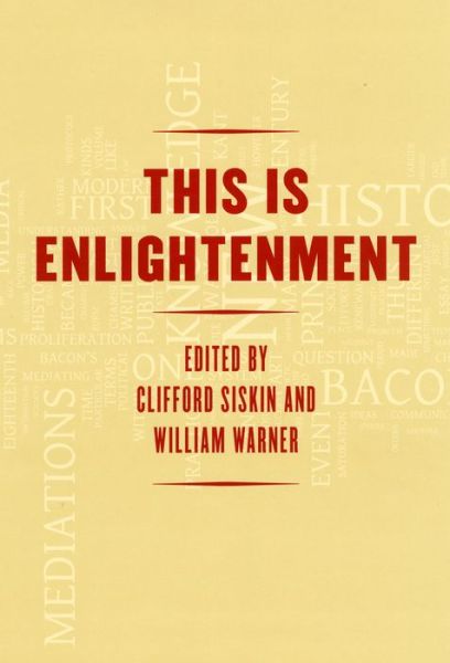 Cover for Clifford Siskin · This Is Enlightenment (Paperback Book) (2010)