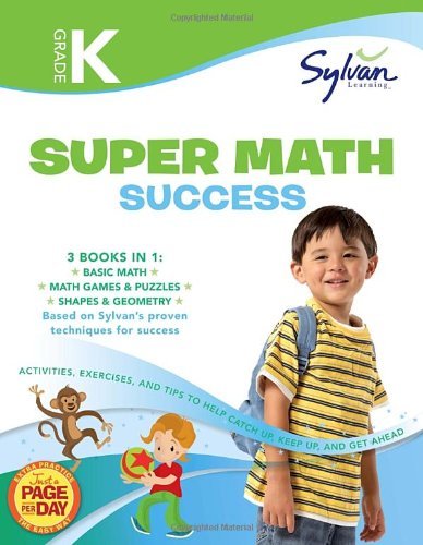 Sylvan Learning · Kindergarten Jumbo Math Success Workbook: Activities, Exercises, and Tips to Help You Catch Up, Keep Up, and Get Ahead - Sylvan Math Super Workbooks (Paperback Book) [Csm Wkb edition] (2019)