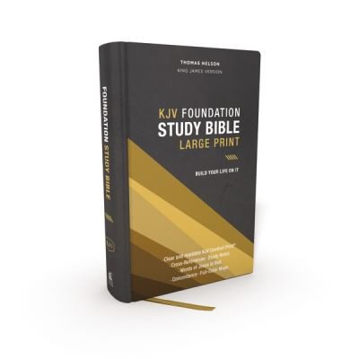 Cover for Thomas Nelson · KJV, Foundation Study Bible, Large Print, Hardcover, Red Letter, Comfort Print: Holy Bible, King James Version (Hardcover Book) (2022)