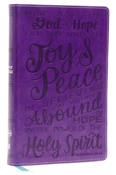 Cover for Thomas Nelson · NKJV, Holy Bible for Kids, Verse Art Cover Collection, Leathersoft, Purple, Comfort Print: Holy Bible, New King James Version (Leather Book) (2022)