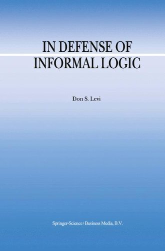D.S. Levi · In Defense of Informal Logic - Argumentation Library (Hardcover bog) [2000 edition] (1999)