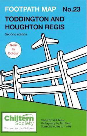 Footpath Map No. 23 Toddington and Houghton Regis: Second Edition - In Colour - Chiltern Society Footpath Maps - Nick Moon - Books - Chiltern Society - 9780904148480 - June 1, 2021