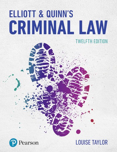 Cover for Louise Taylor · Elliott &amp; Quinn's Criminal Law (Taschenbuch) (2018)