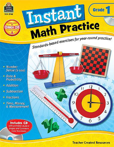 Cover for Teacher Created Resources Staff · Instant Math Practice, Grade 1 (Paperback Bog) (2013)