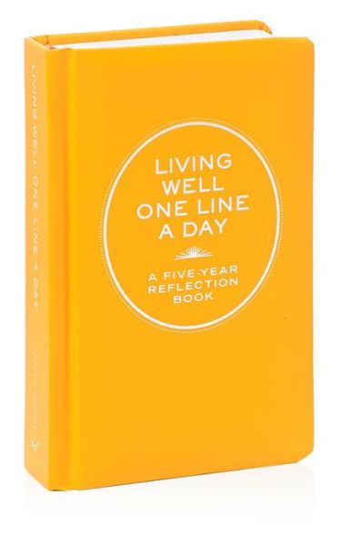 Living Well One Line a Day: A Five-Year Reflection Book - Chronicle Books - Bøger - Chronicle Books - 9781452125480 - 1. september 2013