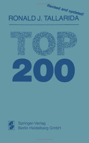 Cover for Tallarida · TOP 200: A compendium of pharmacologic and therapeutic information on the most widely prescribed drugs in America (Paperback Book) [2nd ed. 1982 edition] (2013)