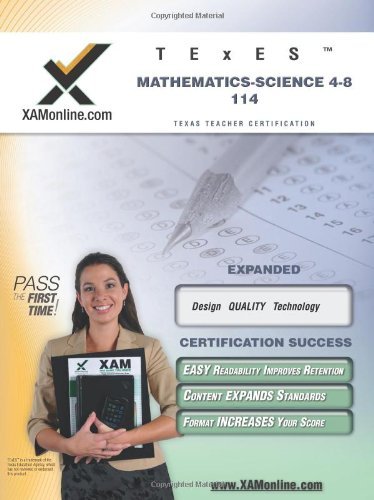 Cover for Sharon Wynne · Texes Mathematics-science 4-8 114 Teacher Certification Test Prep Study Guide (Xam Texes) (Paperback Book) (2007)