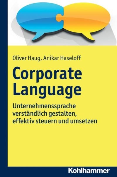 Cover for Haug · Corporate Language (Book) (2018)