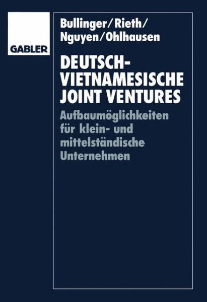 Cover for Hans-j Rg Bullinger · Deutsch-vietnamesische Joint Ventures (Taschenbuch) [1995 edition] (1995)