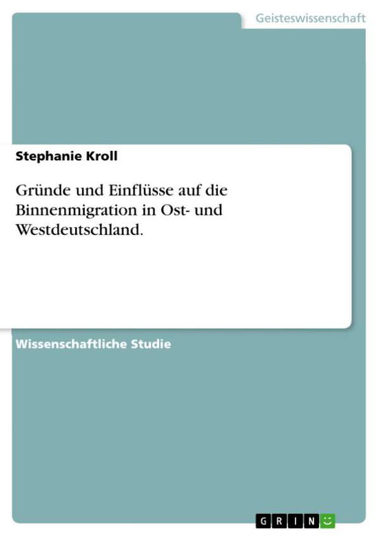 Cover for Kroll · Gründe und Einflüsse auf die Binn (Book) (2015)