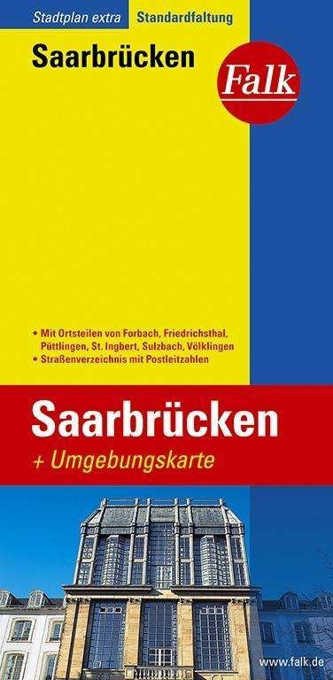 Cover for Mair-Dumont · Falkplan: Saarbrücken (Gebundenes Buch) (2017)