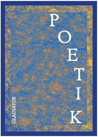 Cover for Poetik (Sewn Spine Book) [1st edition] (2024)