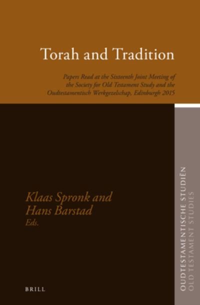 Cover for Klaas Spronk · Torah and Tradition (Gebundenes Buch) (2017)