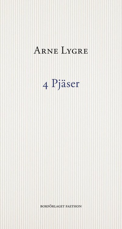 Cover for Arne Lygre · 4 pjäser (Bog) (2021)