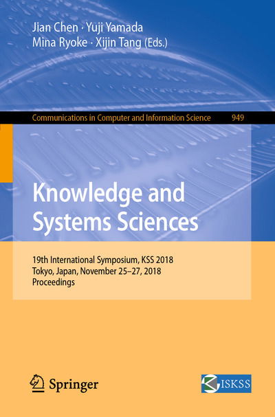 Cover for Knowledge and Systems Sciences (Book) [1st ed. 2018 edition] (2018)