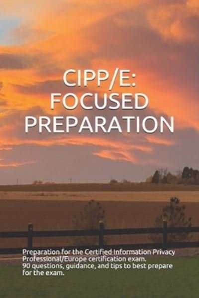 Cover for Gabe Smit · Cipp/E: Focused Preparation - Focused Preparation (Paperback Book) (2020)
