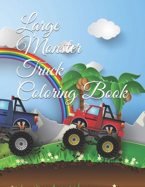 Cover for Patrick Richter · Large Monster Truck Coloring Book (Pocketbok) (2021)