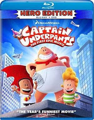 Cover for Captain Underpants: the First Epic Movie (Blu-ray) (2023)