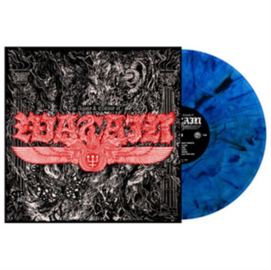 Cover for Watain · The Agony &amp; Ecstasy Of Watain (LP) [Blue Marbled Vinyl edition] (2022)