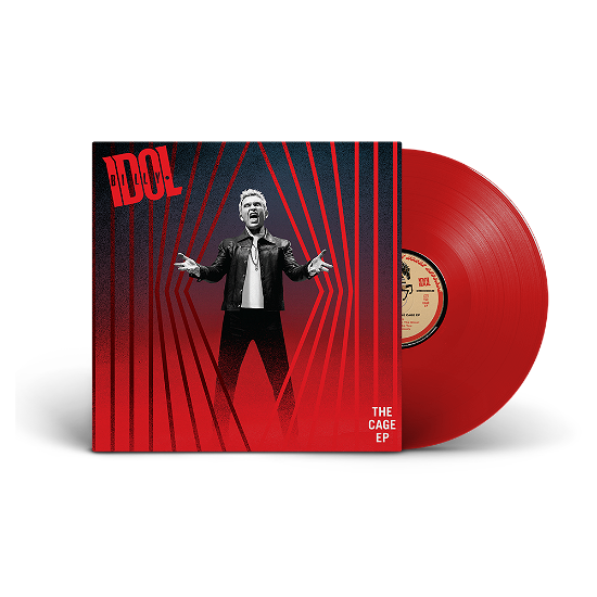 Cover for Billy Idol · The Cage EP (12&quot;) [Limited Red Vinyl edition] (2022)
