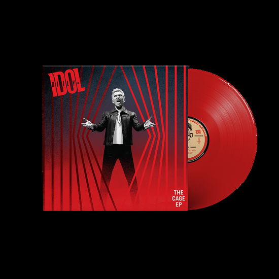 Cover for Billy Idol · The Cage EP (12&quot;) [Limited Red Vinyl edition] (2022)