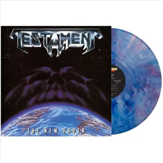 Cover for Testament · The New Order (VINYL) [Blue &amp; Pink Swirl Colored Vinyl edition] (2025)