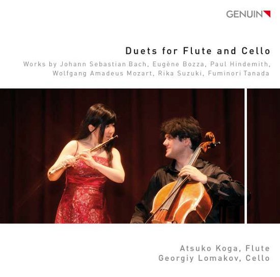 Cover for Mozart / Koga / Lomakov · Duets for Flute &amp; Cello (CD) (2015)