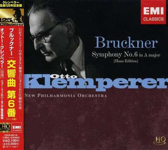 Bruckner:Symphony No.6 /Haas Edition - Otto Klemperer - Musikk - TOSHIBA - 4988006877481 - 20. januar 2010