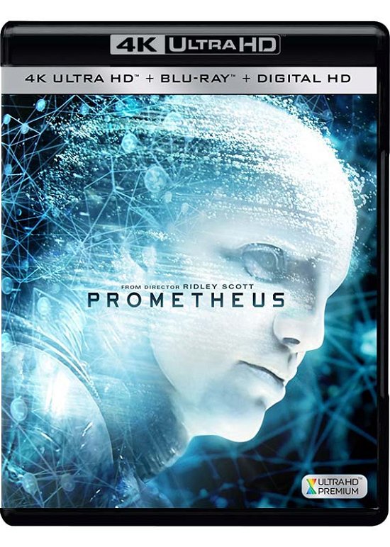Cover for Prometheus (4k Blu-ray) · Prometheus (4K Ultra HD) (2017)