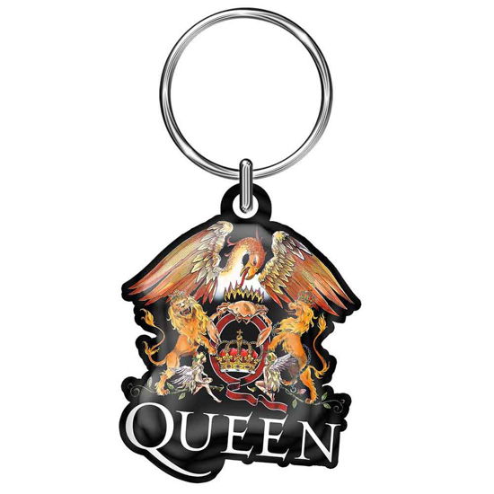 Queen · Queen Keychain: Crest (Die-Cast Relief) (MERCH) [Metallic edition] (2019)