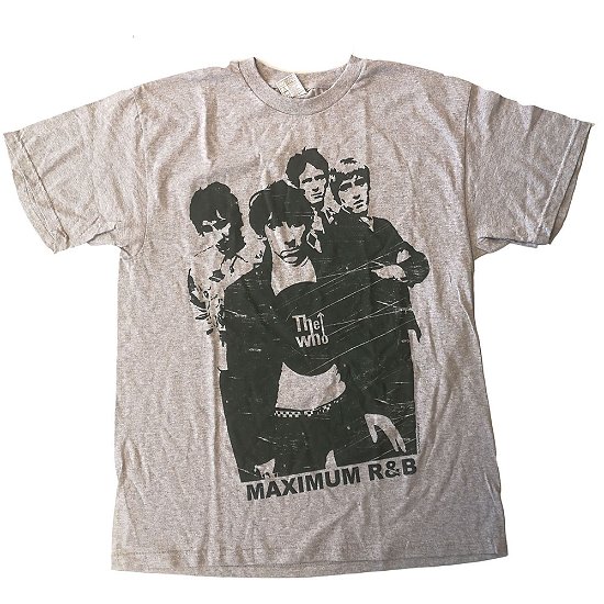 Cover for The Who · The Who Unisex T-Shirt: Maximum R&amp;B (T-shirt) [size M] [Grey - Unisex edition]