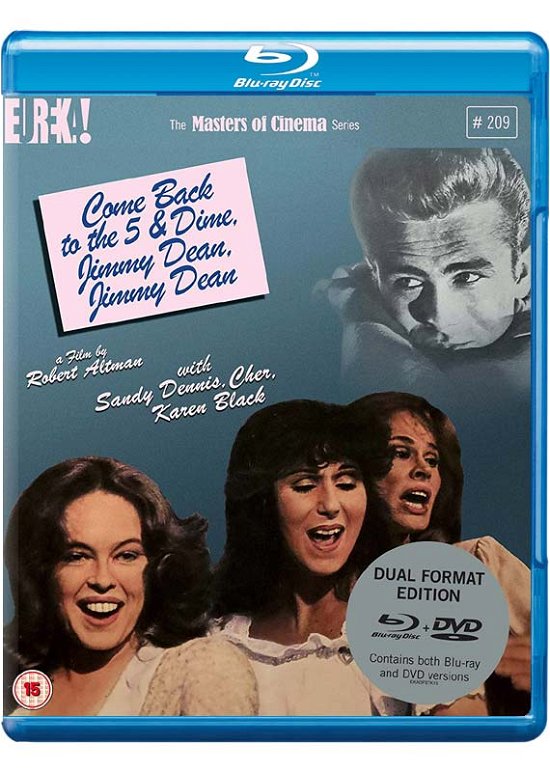 Come Back To The 5 and Dime, Jimmy Dean, Jimmy Dean Blu-Ray + - COME BACK TO THE FIVE AND DIME JIMMY DEAN JIMMY DEAN Masters of Cinema Dual Format Bluray  DVD - Filme - Eureka - 5060000703481 - 22. Juli 2019