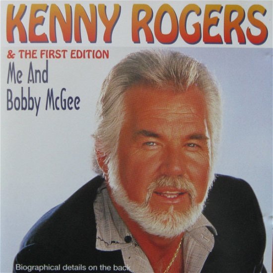 Cover for Kenny Rogers · Me and Bobby Mcgee (CD) (2020)