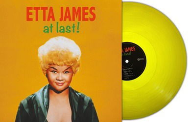 Cover for Etta James · At Last (Yellow Vinyl) (LP) (2025)