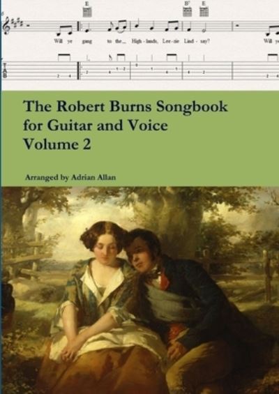 Cover for Adrian Allan · The Robert Burns Songbook for Guitar and Voice Volume 2 (Paperback Book) (2017)