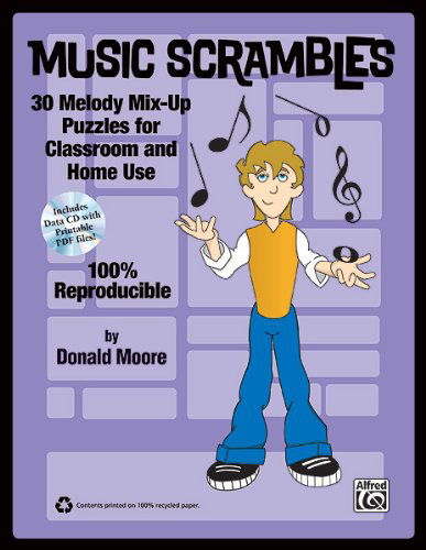 Cover for Donald Moore · Music Scrambles: 30 Melody Mix-up Puzzles for Classroom and Home Use (Book &amp; Cd) (Paperback Book) [Pap / Com edition] (2011)